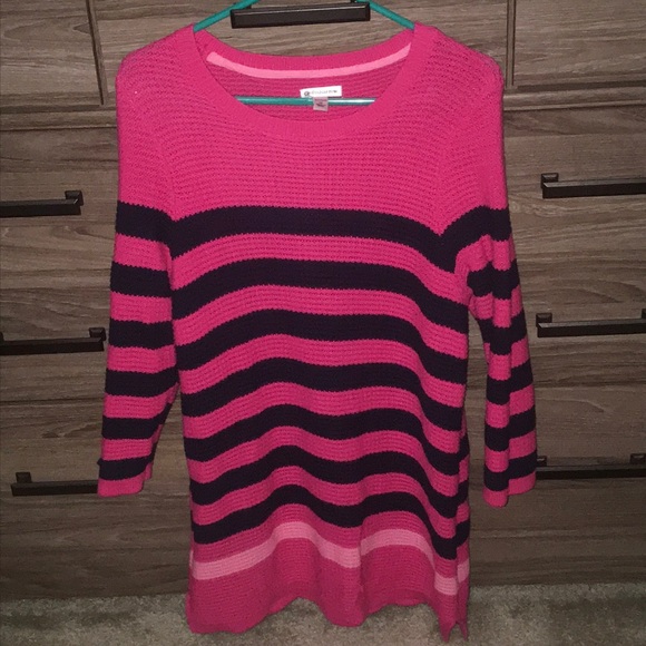 croft & barrow Sweaters - Woman’s Pink and blue sweater